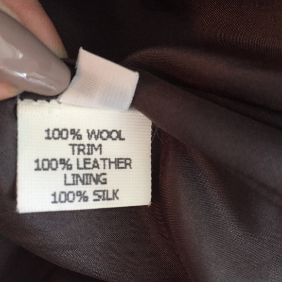 Wool and leather blazer/Jacket - Picture 5 of 8